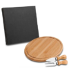 Kit Queijo Em Bambu