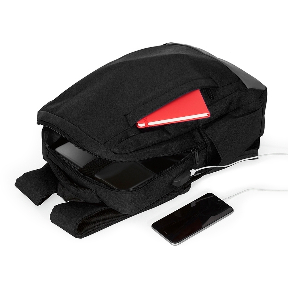 Mochila de Nylon USB - Imagem 4
