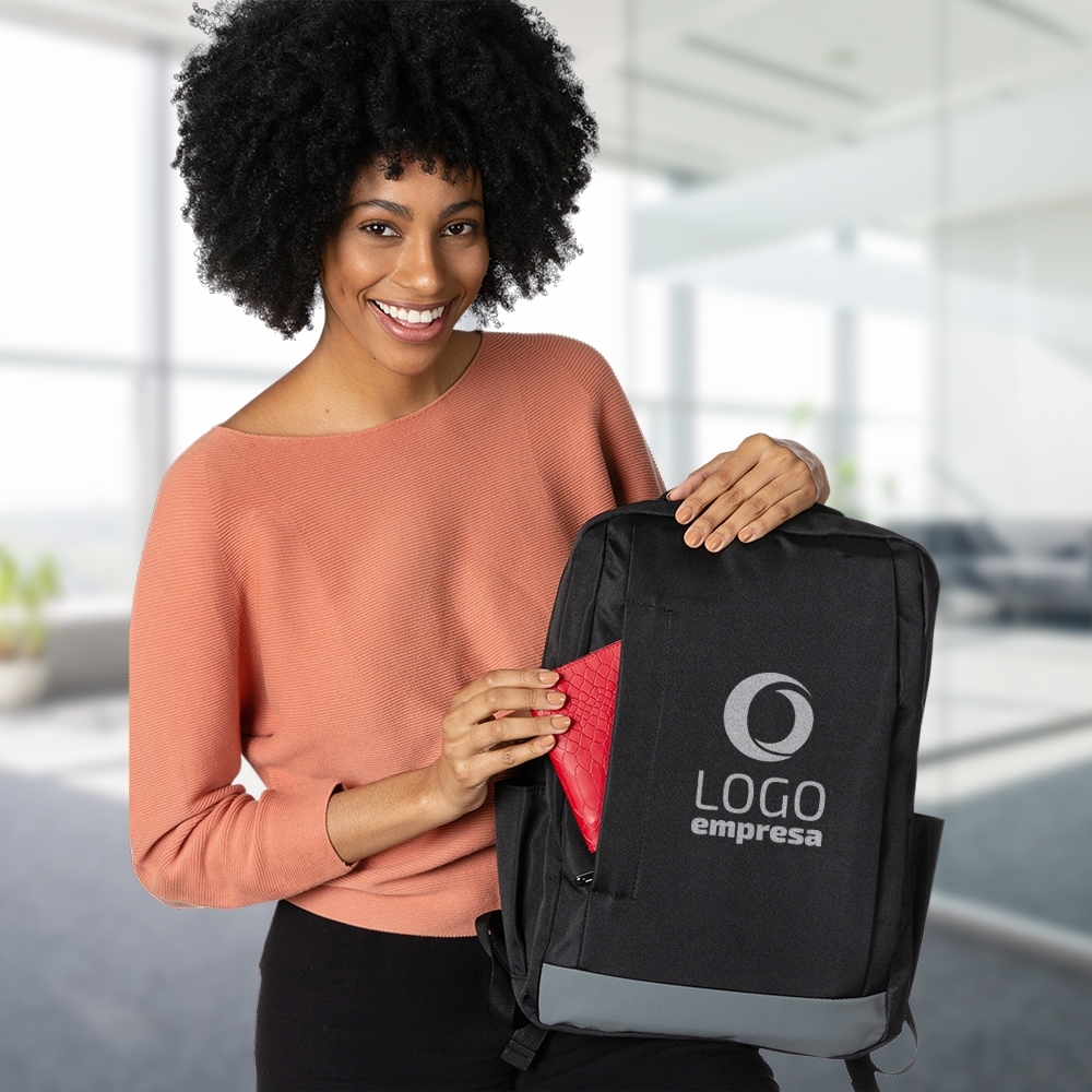 Mochila de Nylon USB - Imagem 5