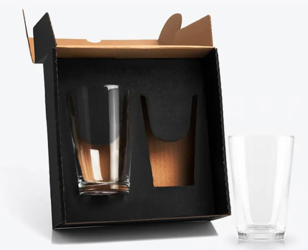 Jogo De Copos Vidro P/ Cerveja / Chopp - 350 Ml - 2 Pçs