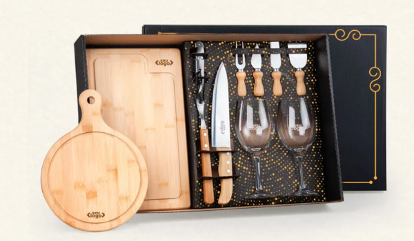 Kit Queijo, Churrasco E Vinho- 11 Pçs