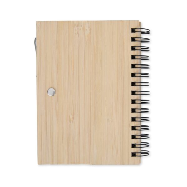 Caderneta em Bambu com Caneta - Imagem 4