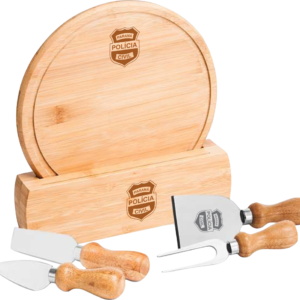 Kit Para Queijo Em Bambu Córdoba - 6 Pçs