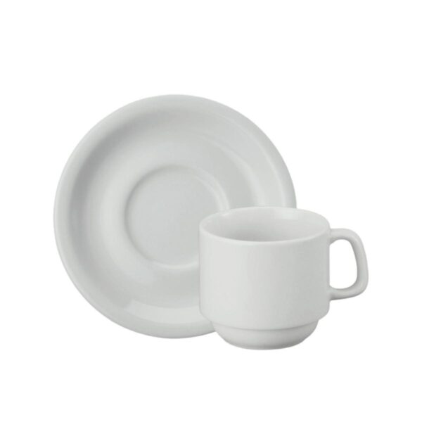 Xícara com pires Cilíndrica 70ml