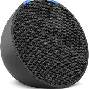 Echo Pop | Smart speaker compacto com som envolvente e Alexa | Cor Preta