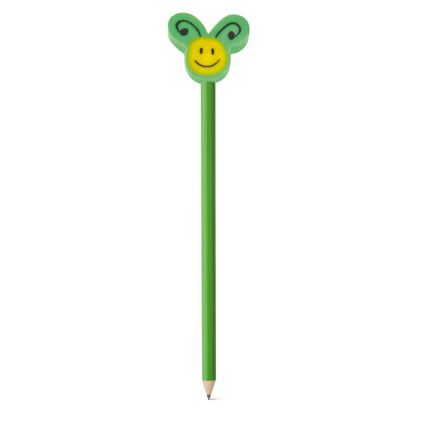 Lápis apontado com boneco de borracha - Imagem 3