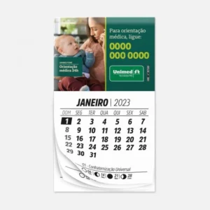 Imã com Bloco Calendário