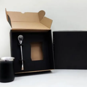 Cuia Térmica Em Aço Inox Com Bomba - Preto - 250 Ml