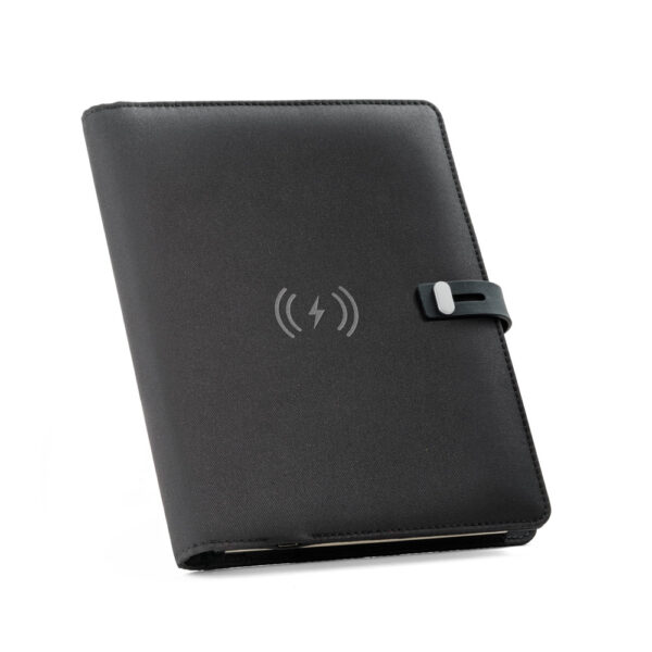 Pasta A5 com carregador wireless embutido 5.000 mAh - Imagem 2