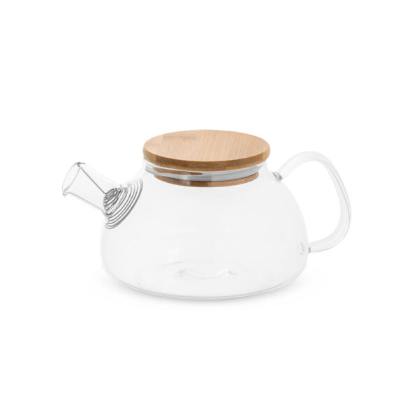 Bule de vidro borossilicato com tampa em bambu 750 mL - Imagem 2