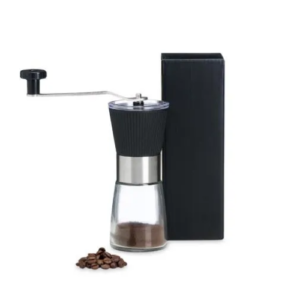 Moedor Para Café Em Vidro / Inox