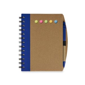 Caderno com Autoadesivos e Caneta
