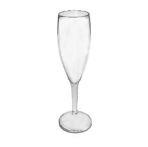 Taça Champagne Transparente - Policarbonato