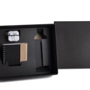 Kit Garrafa, Caderno E Fone - 4 Pçs