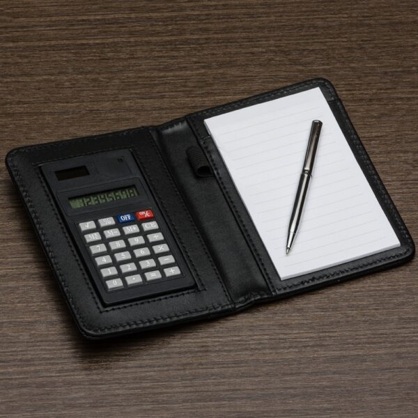 Bloco de Anotações com Calculadora e Caneta - Imagem 3