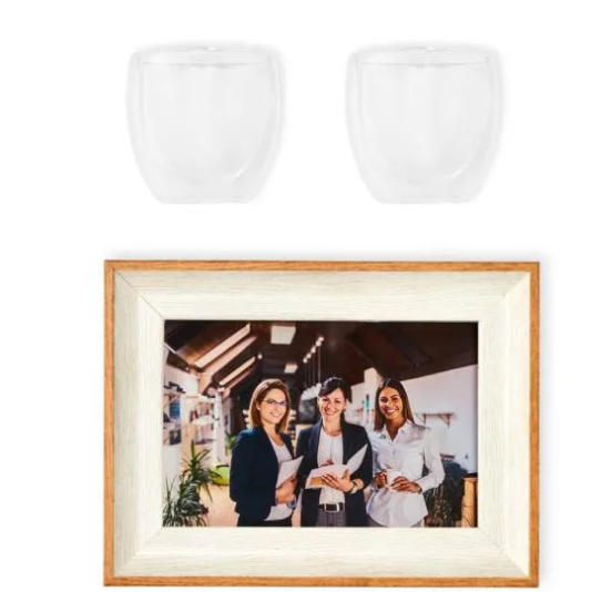 Kit Porta Retrato E Copos - 3 Pçs - Imagem 4