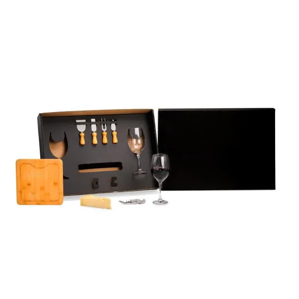 Kit Para Queijo E Vinho - 8 Pçs
