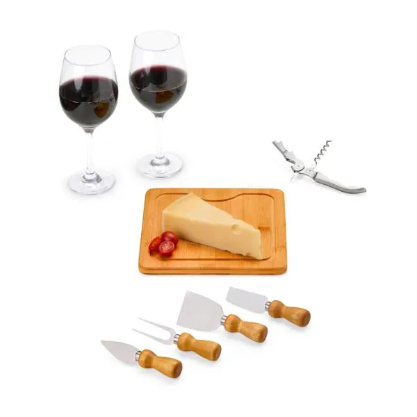 Kit Para Queijo E Vinho - 8 Pçs - Imagem 3