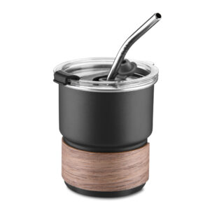 Copo em inox com canudo