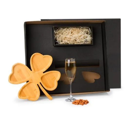 Kit Petisco E Champagne - 2 Pçs - Não Acompanha Garrafa