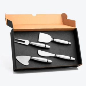 Conjunto De Facas Para Queijos Em Aço Inox - 4 Pçs