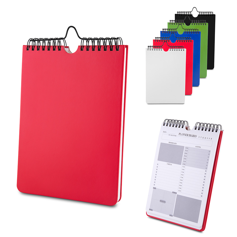 Caderno Planner com capa em PU