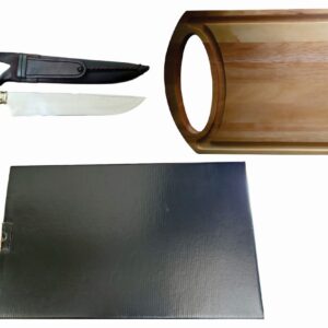 Kit Churrasco com Madeira Maciça