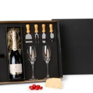 Kit Queijo E Champagne - 7 Pçs