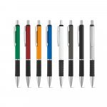 Caneta Esferográfica em alumínio com clipe de metal e grip