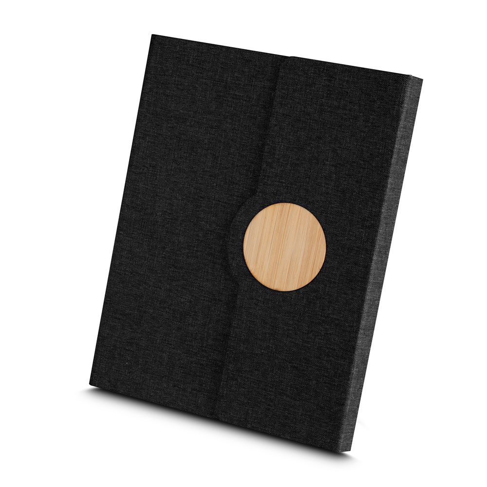 Caderno A5 Capa em RPET e Detalhe em Bambu - Imagem 2