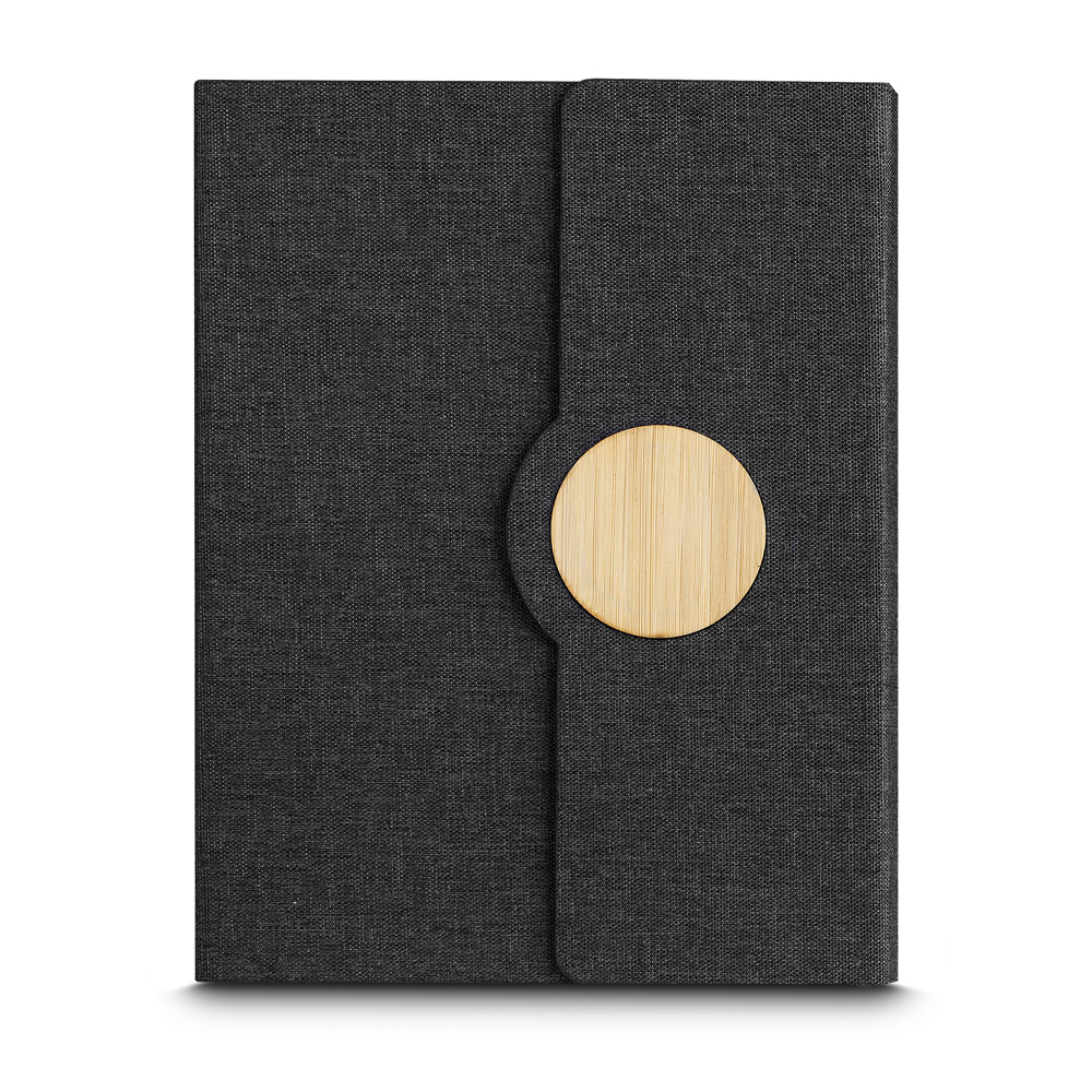 Caderno A5 Capa em RPET e Detalhe em Bambu - Imagem 5