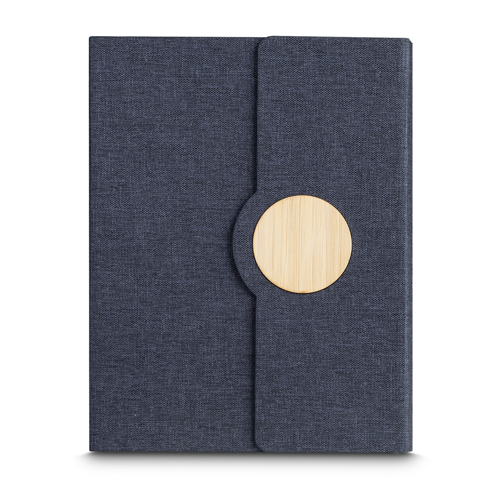 Caderno A5 Capa em RPET e Detalhe em Bambu - Imagem 7