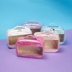 Nécessaire Sintética Holográfica Impermeável