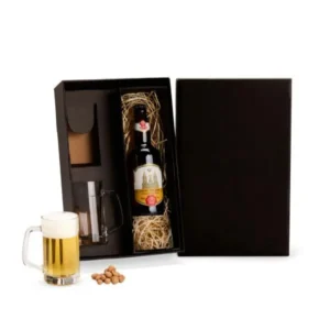 Conj. Canecas Para Cerveja E Espaço Para Garrafa - 2 Pçs