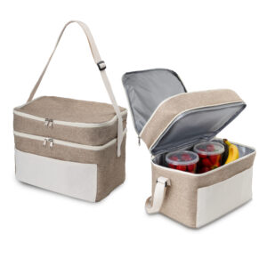 Bolsa Térmica em algodão e Juta sintética