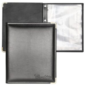 Porta Cardápio em Couro Sintético