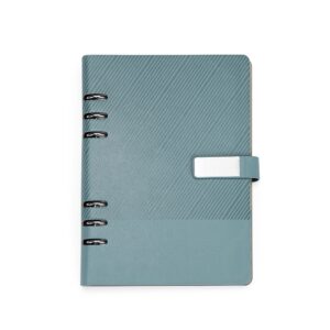 Caderno Fichário Couro Sintético