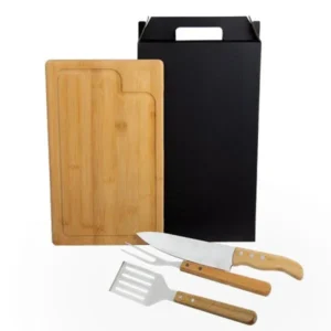 Conjunto Para Churrasco com Espátula - 4 Peças