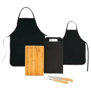 Conjunto para Churrasco com Dois Aventais